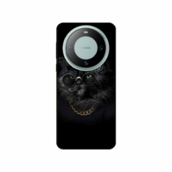 Husa personalizata tip carcasa HQPrint pentru Huawei Mate 60 Pro, model Black Cat 4, multicolor, S1D1M0097