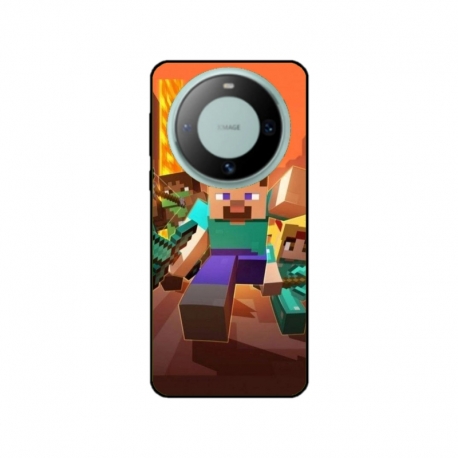 Husa personalizata tip carcasa HQPrint pentru Huawei Mate 60 Pro, model Minecraft 1, multicolor, S1D1M0125