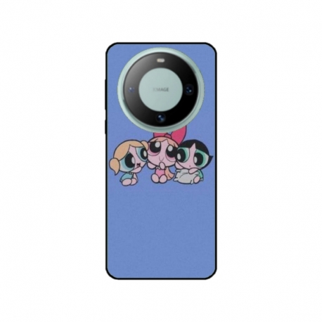 Husa personalizata tip carcasa HQPrint pentru Huawei Mate 60 Pro, model Powerpuff Girls, multicolor, S1D1M0135