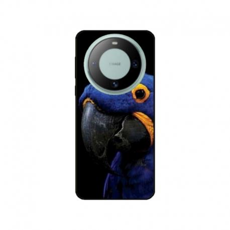 Husa personalizata tip carcasa HQPrint pentru Huawei Mate 60 Pro, model Blue Parrot, multicolor, S1D1M0145