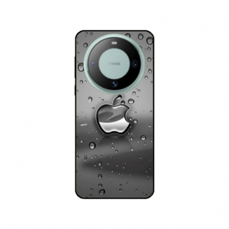 Husa personalizata tip carcasa HQPrint pentru Huawei Mate 60 Pro, model Rainy Apple logo, multicolor, S1D1M0148