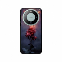 Husa personalizata tip carcasa HQPrint pentru Huawei Mate 60 Pro, model Fire Rose, multicolor, S1D1M0158