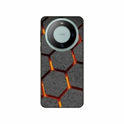 Husa personalizata tip carcasa HQPrint pentru Huawei Mate 60 Pro, model Lava Hex, multicolor, S1D1M0265
