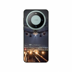 Husa personalizata tip carcasa HQPrint pentru Huawei Mate 60 Pro, model Airplane Landing, multicolor, S1D1M0266