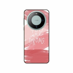 Husa personalizata tip carcasa HQPrint pentru Huawei Mate 60 Pro, model You are Strong, multicolor, S1D1M0275