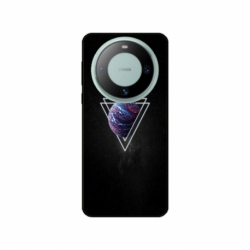 Husa personalizata tip carcasa HQPrint pentru Huawei Mate 60 Pro, model Triangle Planet, multicolor, S1D1M0278