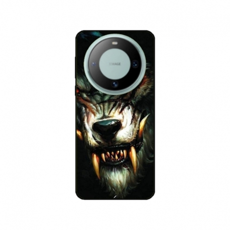 Husa personalizata tip carcasa HQPrint pentru Huawei Mate 60 Pro, model Wolf, multicolor, S1D1M0286