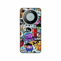 Husa personalizata tip carcasa HQPrint pentru Huawei Mate 60 Pro, model Grafitti, multicolor, S1D1M0289
