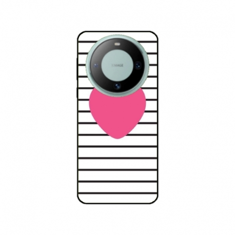 Husa personalizata tip carcasa HQPrint pentru Huawei Mate 60 Pro, model Heart, multicolor, S1D1M0291