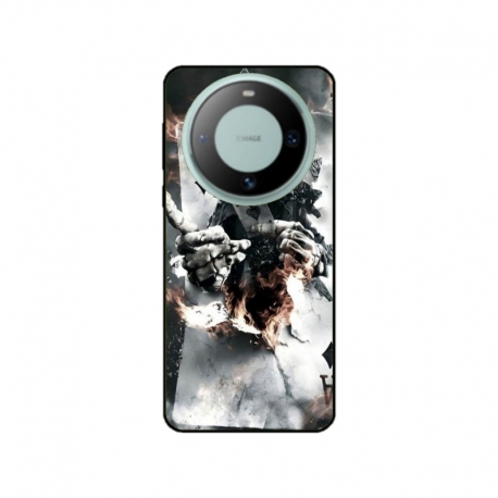 Husa personalizata tip carcasa HQPrint pentru Huawei Mate 60 Pro, model Skeleton Cards, multicolor, S1D1M0301