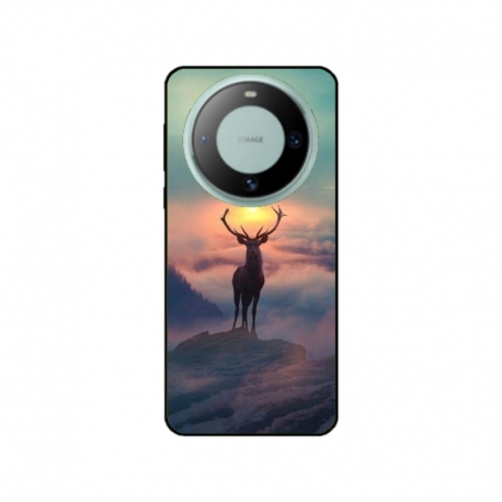 Husa personalizata tip carcasa HQPrint pentru Huawei Mate 60 Pro, model Antlers, multicolor, S1D1M0303