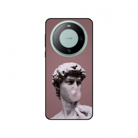 Husa personalizata tip carcasa HQPrint pentru Huawei Mate 60 Pro, model Bubble Gum Statue, multicolor, S1D1M0317