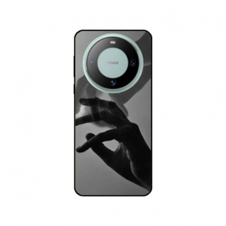 Husa personalizata tip carcasa HQPrint pentru Huawei Mate 60 Pro, model Hand Reach, multicolor, S1D1M0318