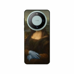 Husa personalizata tip carcasa HQPrint pentru Huawei Mate 60 Pro, model Covid Mona Lisa, multicolor, S1D1M0327