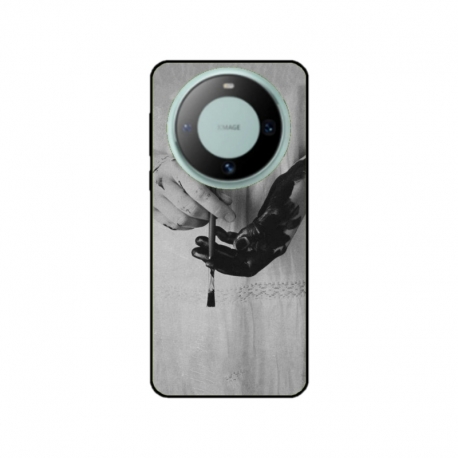Husa personalizata tip carcasa HQPrint pentru Huawei Mate 60 Pro, model Black Paint, multicolor, S1D1M0336