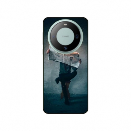 Husa personalizata tip carcasa HQPrint pentru Huawei Mate 60 Pro, model Burn the News, multicolor, S1D1M0345