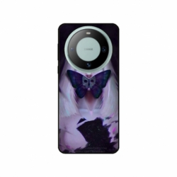 Husa personalizata tip carcasa HQPrint pentru Huawei Mate 60 Pro, model Butterfly Mouth 1, multicolor, S1D1M0351