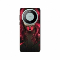 Husa personalizata tip carcasa HQPrint pentru Huawei Mate 60 Pro, model Butterfly Mouth 2, multicolor, S1D1M0352