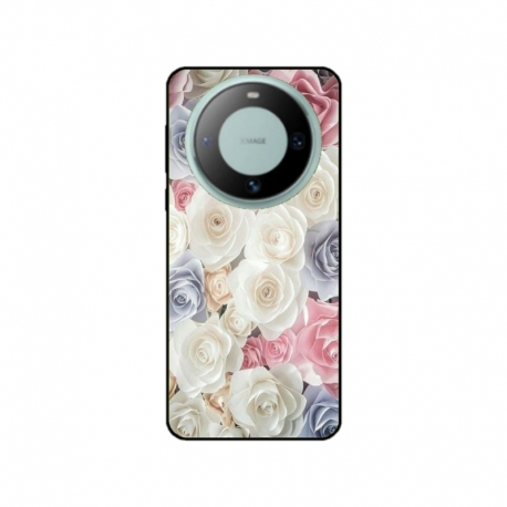 Husa personalizata tip carcasa HQPrint pentru Huawei Mate 60 Pro, model Flowers 23, multicolor, S1D1M0385