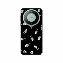 Husa personalizata tip carcasa HQPrint pentru Huawei Mate 60 Pro, model OK Skelly, multicolor, S1D1M0388