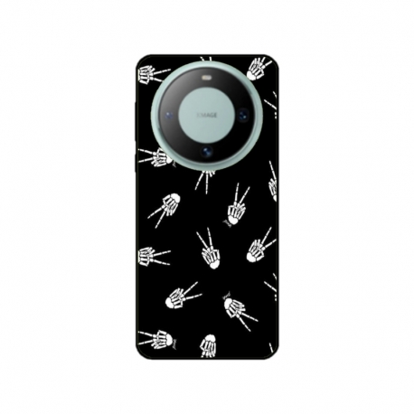 Husa personalizata tip carcasa HQPrint pentru Huawei Mate 60 Pro, model OK Skelly, multicolor, S1D1M0388