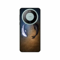 Husa personalizata tip carcasa HQPrint pentru Huawei Mate 60 Pro, model Ying and Yang Fish, multicolor, S1D1M0390