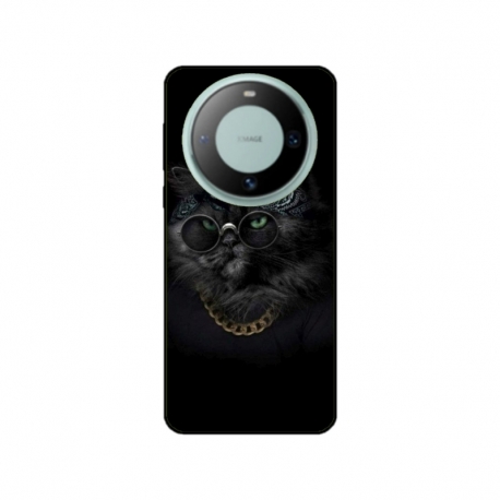 Husa personalizata tip carcasa HQPrint pentru Huawei Mate 60, model Black Cat 4, multicolor, S1D1M0097