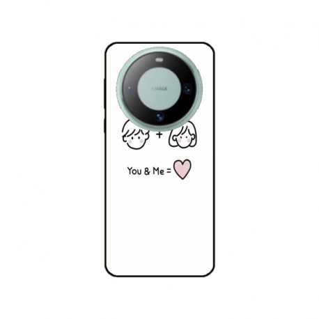 Husa personalizata tip carcasa HQPrint pentru Huawei Mate 60, model You and Me, multicolor, S1D1M0274