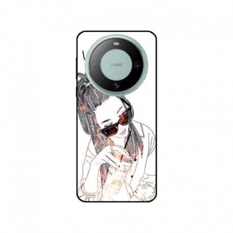 Husa personalizata tip carcasa HQPrint pentru Huawei Mate 60, model I dont care, multicolor, S1D1M0320