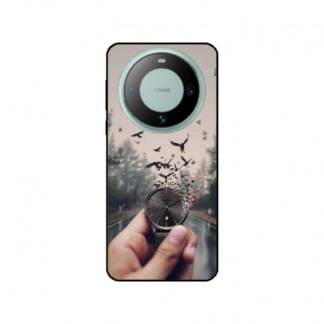 Husa personalizata tip carcasa HQPrint pentru Huawei Mate 60, model Time Flies 2, multicolor, S1D1M0365