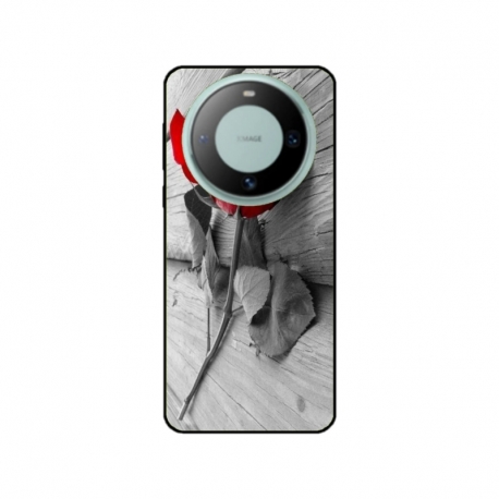 Husa personalizata tip carcasa HQPrint pentru Huawei Mate 60, model Rose, multicolor, S1D1M0384