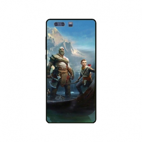 Husa personalizata tip carcasa HQPrint pentru Huawei P10 Plus, model God of War 1, multicolor, S1D1M0008