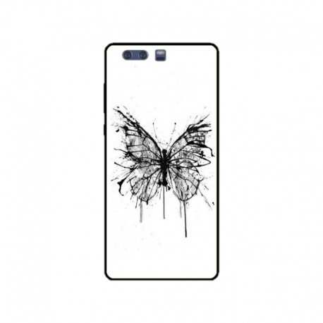 Husa personalizata tip carcasa HQPrint pentru Huawei P10 Plus, model Butterfly 3, multicolor, S1D1M0030