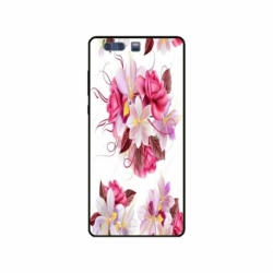 Husa personalizata tip carcasa HQPrint pentru Huawei P10 Plus, model Flowers 4, multicolor, S1D1M0040