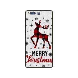 Husa personalizata tip carcasa HQPrint pentru Huawei P10 Plus, model Merry Christmas Reindeer 1, multicolor, S1D1M0049