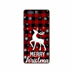 Husa personalizata tip carcasa HQPrint pentru Huawei P10 Plus, model Merry Christmas Reindeer 2, multicolor, S1D1M0050