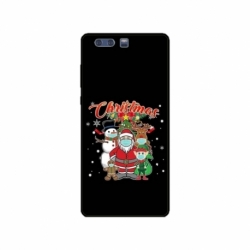 Husa personalizata tip carcasa HQPrint pentru Huawei P10 Plus, model Covid Christmas, multicolor, S1D1M0054