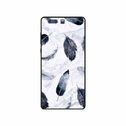 Husa personalizata tip carcasa HQPrint pentru Huawei P10 Plus, model Leaf Design 2, multicolor, S1D1M0071