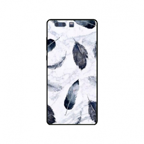 Husa personalizata tip carcasa HQPrint pentru Huawei P10 Plus, model Leaf Design 2, multicolor, S1D1M0071
