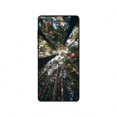 Husa personalizata tip carcasa HQPrint pentru Huawei P10 Plus, model Tree perspective, multicolor, S1D1M0079