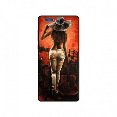 Husa personalizata tip carcasa HQPrint pentru Huawei P10 Plus, model Sexy Lady, multicolor, S1D1M0113