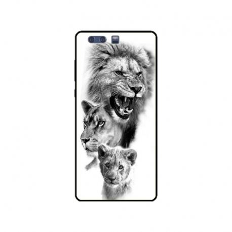 Husa personalizata tip carcasa HQPrint pentru Huawei P10 Plus, model Lion 3, multicolor, S1D1M0118