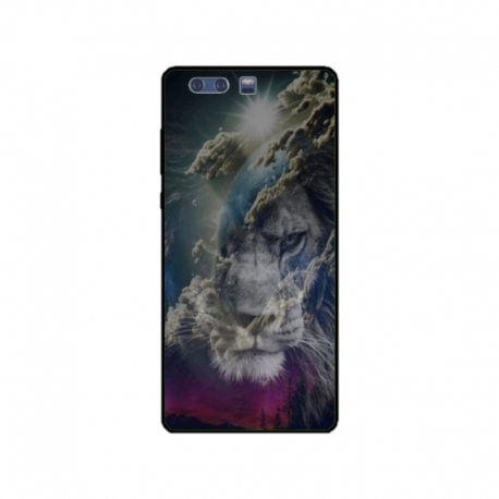 Husa personalizata tip carcasa HQPrint pentru Huawei P10 Plus, model Lion 4, multicolor, S1D1M0120