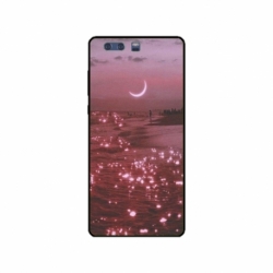 Husa personalizata tip carcasa HQPrint pentru Huawei P10 Plus, model Pink Sky, multicolor, S1D1M0129