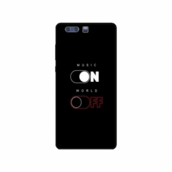Husa personalizata tip carcasa HQPrint pentru Huawei P10 Plus, model Phone On World Off, multicolor, S1D1M0131