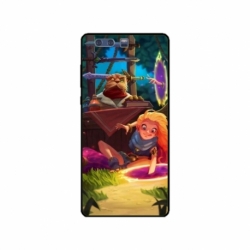 Husa personalizata tip carcasa HQPrint pentru Huawei P10 Plus, model Tangled, multicolor, S1D1M0150