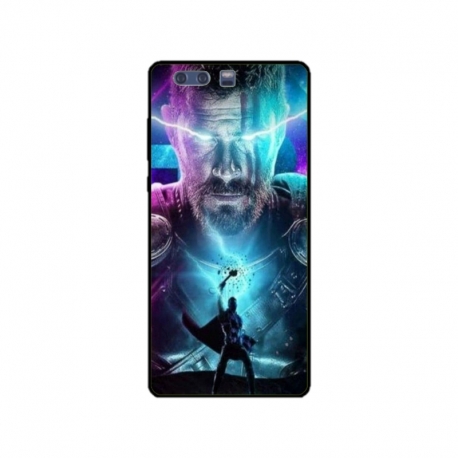 Husa personalizata tip carcasa HQPrint pentru Huawei P10 Plus, model Thor 1, multicolor, S1D1M0201