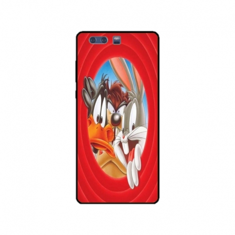 Husa personalizata tip carcasa HQPrint pentru Huawei P10 Plus, model Looney Tunes 2, multicolor, S1D1M0227