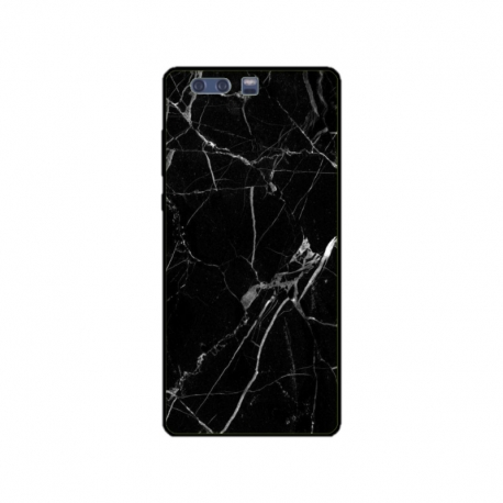Husa personalizata tip carcasa HQPrint pentru Huawei P10 Plus, model Black Marble, multicolor, S1D1M0229