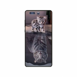 Husa personalizata tip carcasa HQPrint pentru Huawei P10 Plus, model Tiger, multicolor, S1D1M0242